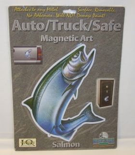 Rivers Edge Salmon Fish Auto Car Truck Safe File Cabinet Magnet