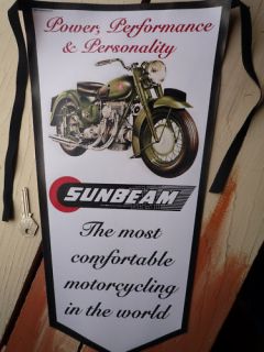 Sunbeam S7 PENNANT Classic Motorcycle workshop Mens Den