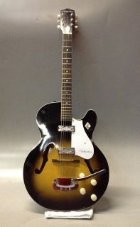 Used Harmony made Silvertone 1446 hollow Electric guitar Chris Isaak