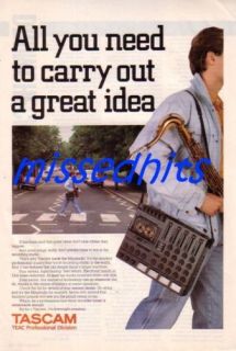 Tascam ministudio 198​4 magazine advert