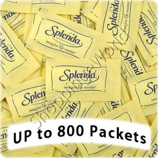 SPLENDA No Calorie Sweetener UP to 800 x 1g Packets