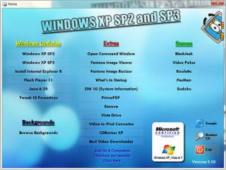 Windows XP Service Packs 2 & SP3   Awesome CD to Update your XP System