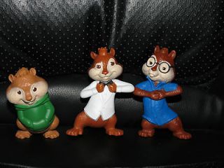 alvin and the chipmunks figures lot alvin simon theodore figure toys 