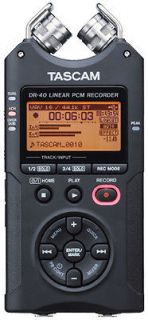 Tascam DR 40 Handheld 4 Track Portable Recorder   New   International 