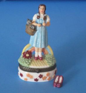 Wizard of OZ Playset DOROTHY trinket box porcelain figurine figure
