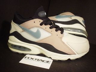 2002 Nike Air Max 93 1993 Leather ESCAPE Co.JP ROPE TAN STORM GREY 