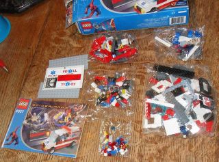 LOOK! RARE! #4957 LEGO Spiderman 2 set Doc Ocks Fusion Lab//w/box 