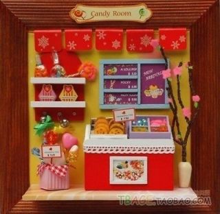 WOODEN DOLLHOUSE MINIATURE DIY CANDY ROOM