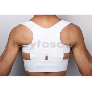 Adjustable Magnetic Therapy Back Posture Corrector Support Belt Brace