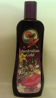 SEALED*** Australian Gold Cheeky Brown Accelerator Tanning Lotion 