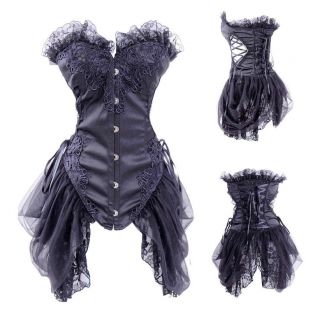 black corset top in Corsets & Bustiers