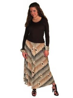 Vintage Brown Silk Knit Maxi Dress Vera Maxwell 1970S Missoni Look 