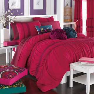   listed Kas Eloise Hot Pink Full / Queen Comforter Shams 3 pc Set NEW