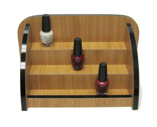 Nail polish Rack for Manicure Table #282 Matte Light Oak