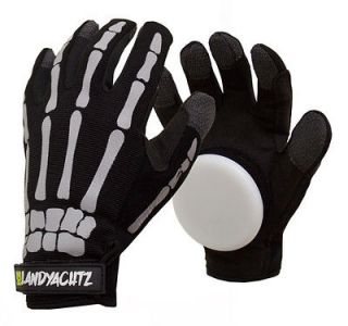   Bones Longboard Freeride Slide Gloves Black X Small with Slide Pucks