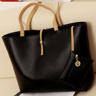 Fashion Women Belt Buckle PU Leather Handbag Shopper shoulder bag Tote 