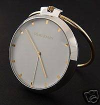 Georg Jensen Silver Table Watch # 355 with Alarm