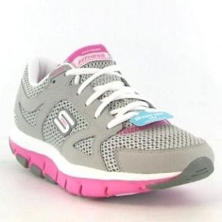 Skechers Shoes Genuine Liv Smart Womens Trainer Grey Pink Sizes UK 4 