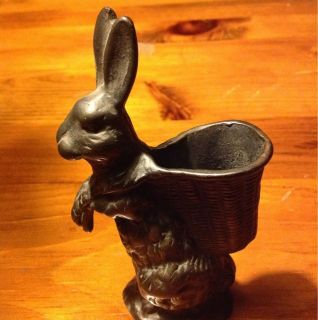 Antique Bronze Rabbit, Toothpick, Match Holder,vase..?​??