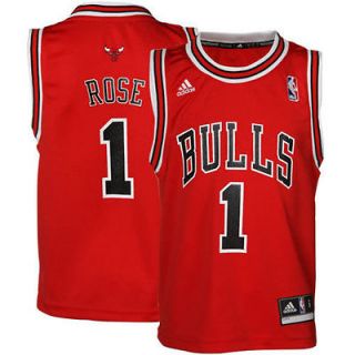 adidas Chicago Bulls Derrick Rose Jersey YOUTH X LARGE RED