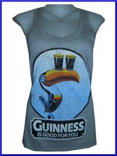   Top Shirt Guinness Irish Beer Ireland VINTAGE PRINT COTTON FREE SZ