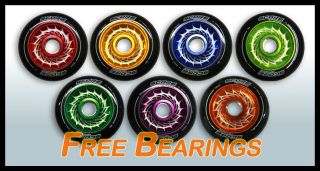 Scooter Parts   Metal Core Wheel 100mm 88A *free bearings and spacer 