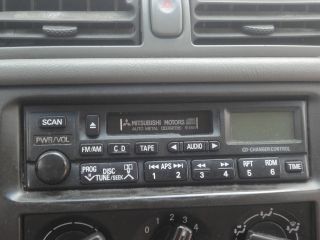 Car Radio Stereo AM FM Cassette Player 1999 Mitsubishi Galant