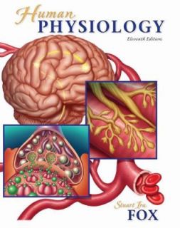 Human Physiology by Stuart Ira Fox 2013, Hardcover