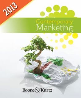 Contemporary Marketing, 2013 Update by David L. Kurtz and Louis E 