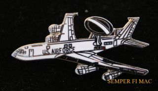 AUTHENTIC US AIR FORCE E 3 SENTRY AWACS HAT PIN