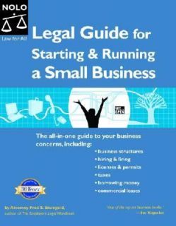 Legal Guide for Starting and Running a Small Business by Lisa Guerin 