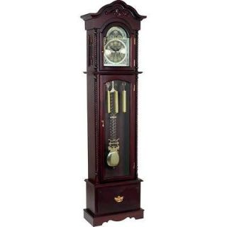 Edward Meyer Grandfather Clock with Beveled Glass   