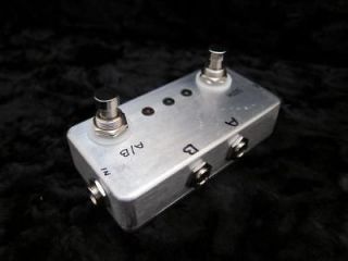 Hand made ABY Switch Box TRUE BYPASS Amp / guitar AB