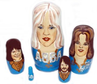 Abba. Russian Nesting Dolls.