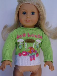 Doll Doll House Knit Sweater Doll Clothes fit American Girl