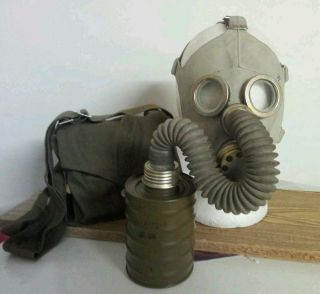 ORIGINAL Soviet Russian Baby/Children Rubber Gas Mask PDF. MASK&HOSE 
