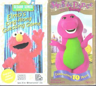 Elmos Sing Along Guessing Game & Sing & Dance With Barney   2 