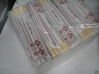 Chopsticks Round Disposable 100 pair Japanese Chinese Asian Bamboo 