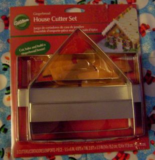 GINGERBREAD HOUSE COOKIE CUTTER SET TO MAKE YOUR OWN BY SCRATCH