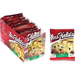 Mrs. Fields Premium Rainbow Cookies 12 Packages / 2 oz each