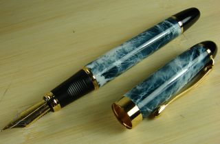 Jinhao 450 Blue Skye Chinese Lacquer Fountain Pen