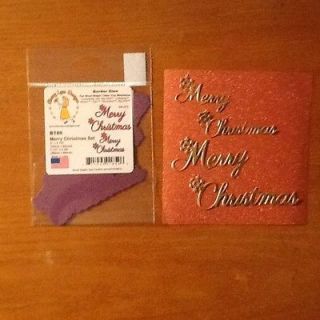 CHEERY LYNN MERRY CHRISTMAS DIE SET FOR SRAPBOOKING & CARD B186