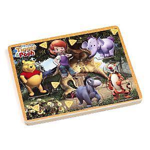 DISNEY PLAYHOUSE TIGGER POOH WOODEN PUZZLE WITH SOUND