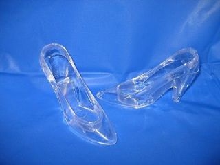 25 LARGE CINDERELLA GLASS SLIPPERS WEDDING PARTY FAVORS