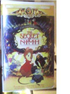 The Secret of NIMH & Timmy to the Rescue~2 VHS 1982 98 MGM Family 