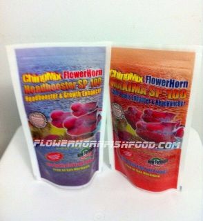 Flowerhorn Fish Food   Chingmix Combo 250g (Headbooster 125g & Maxima 