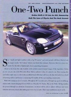 1997 Mercedes Benz Brabus SLK Classic Article P73