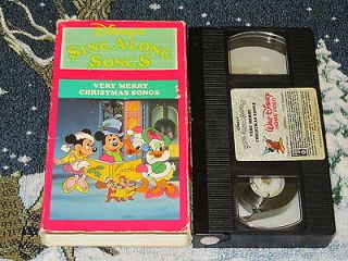 Disney Sing Along Songs: Very Merry Christmas Songs in VHS Tapes 