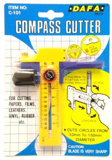 Compass Circle Cutter Cuts Perfect Circles for Paper,Vinyl,Ru​bber 