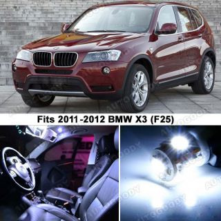 BMW X3 White LED Lights Interior Package Kit F25 (Fits: BMW X3)
